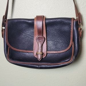 Vintage Dooney & Bourke Leather Flap Bag
